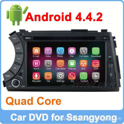 Ownice C200 7" for Kyron Actyon car dvd player Quad Core Pure Android 4.4.2 Built-in Wifi Support OBD TPMS